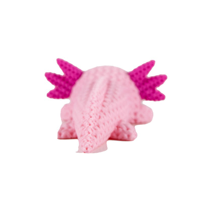 3D Printed Knitted Axolotl