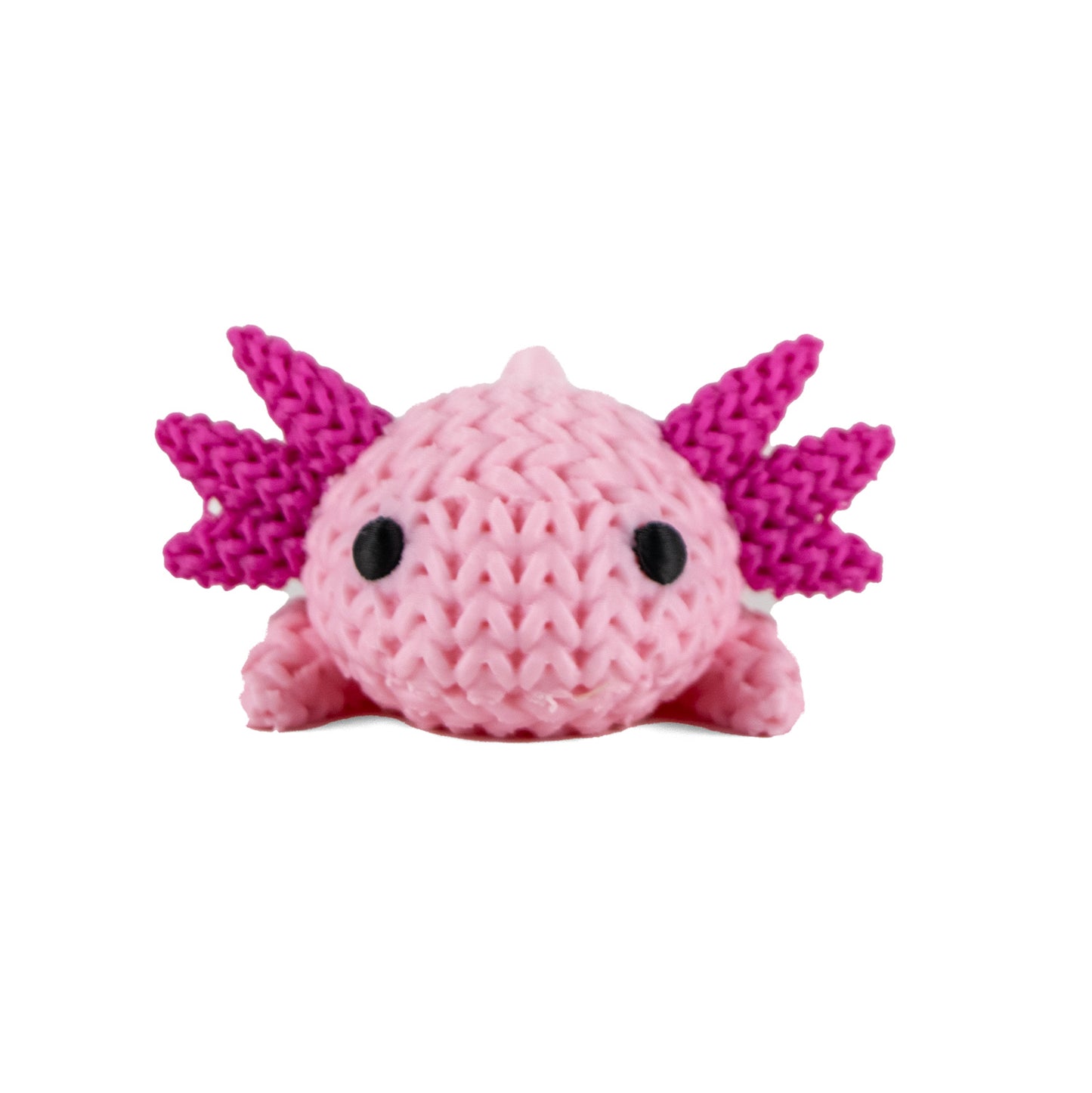 3D Printed Knitted Axolotl