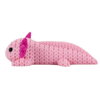 3D Printed Knitted Axolotl